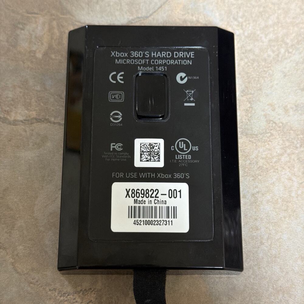 Genuine Microsoft XBOX 360 S Hard Drive 250GB OEM model 1451 - Picture 2 of 3